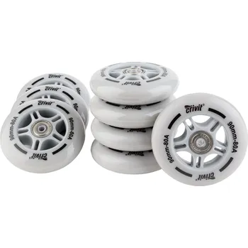 Kolečkové brusle CRIVIT Kolečka na in-line brusle 72 / 80 / 84 / 90 mm (90 mm)