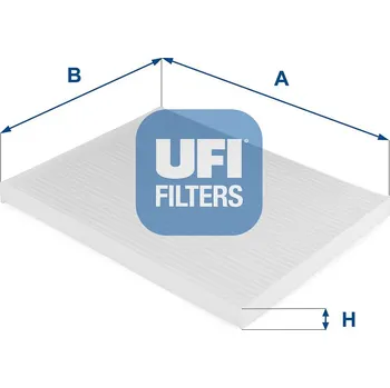 Ventilátor topení a klimatizace Filtr, vzduch v interiéru UFI 53.124.00
