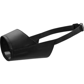 Vodítko pro psa Černý látkový náhubek pro psy - obvod 30 cm (Černý látkový náhubek pro psy s obvodem 30 cm. Vhodný např. pro boxery.)