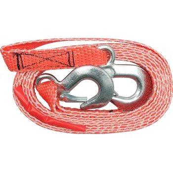 Tažné lano Lano tažné ploché 1500kg s karabinami VOREL