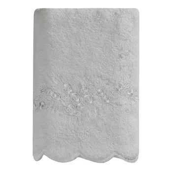 Ručník Ručník SILVIA s krajkou 50x100cm - Smetanová, Soft Cotton