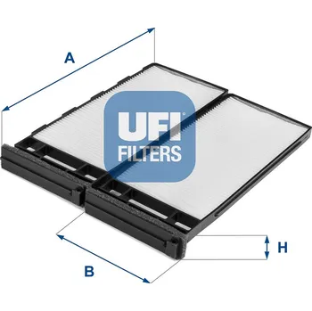 Klimatizace automobilu Filtr, vzduch v interiéru UFI 53.258.00