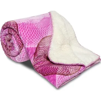 deka SVITAP Deka ovečka - bublina fialová 150 x 200 cm