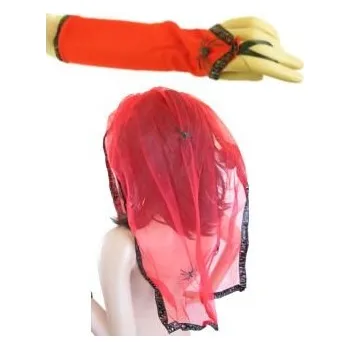 Karnevalový kostým WIDMANN Halloween set pro dívky - čelenka + návleky