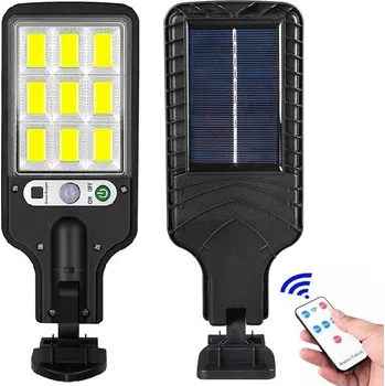 Zahradní dekorace Solar S/9 Solární zahradní lampa 9 LED COB dálkový ovladač (Solární lampa s dálkovým ovladačem)