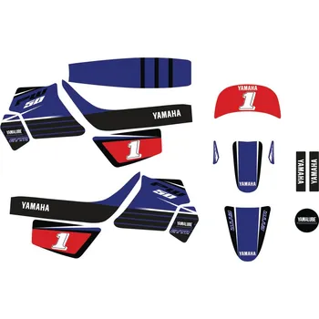 Zavazadlo na motocykl Yamaha Sada samolepek pro model PW50