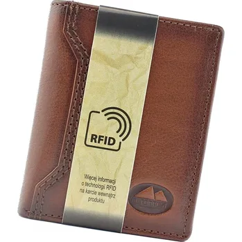 Peněženka El Forrest Pánská kožená peněženka El Forrest 2854-29 RFID hnědá (malá)