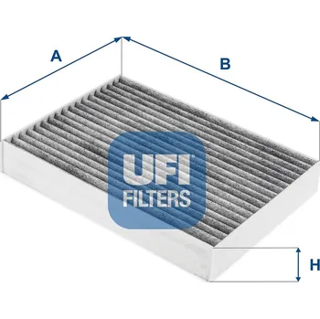 Ventilátor topení a klimatizace Filtr, vzduch v interiéru UFI 54.257.00