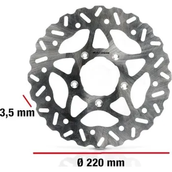 Brzdový systém Brzdový kotouč Malossi Whoop Disc, Piaggio NRG / Gilera Runner 50 - 200 ccm 6218946