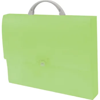 Archivační box Kufřík se zámečkem Opaline Frosty A4, zelená