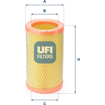 Autodíl Vzduchový filtr UFI 27.824.00