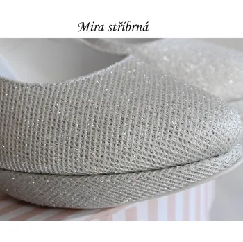 Dámské lodičky Svatební boty na zakázku - Mira, více barev Mira: Mira stříbrná
