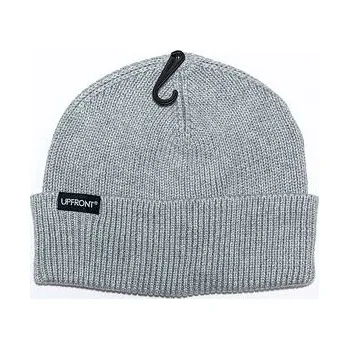 Zimní čelenka Kulich Upfront PATCH Rib Beanie Lt Grey Melange