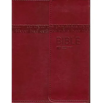 Bible - Česká biblická společnost (2016, brožovaná, vínová s magnetickou klopou)