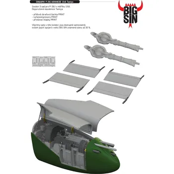 Plastikový model Eduard 1/48 P-38J ADVANCED (Tamiya)