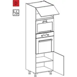 EBS CHU5B Skříň pro vestavné spotřebiče, 60 cm, bílá lesk