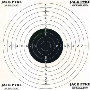 Terč na sportovní střelbu Jack Pyke - Papírový terč vzduchovkový - 100 ks