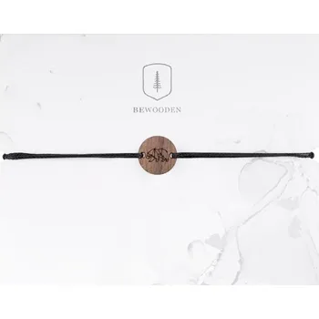 Náramek BeWooden náramek Stojící medvěd