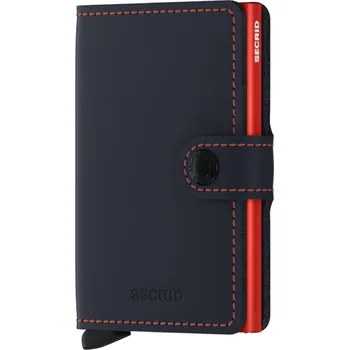 Peněženka SECRID Miniwallet Matte NIGHTBLUE & ORANGE SECRID