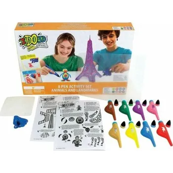 kreativní sada Recenze Alltoys Malování 3D s IDO3D Ultra 8 Pen zvířata a stavby