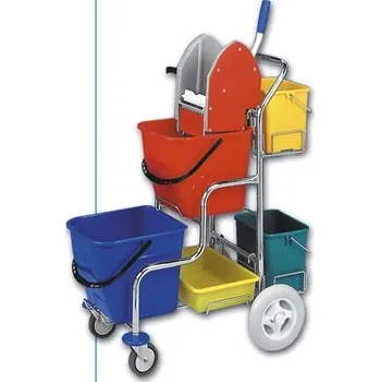 Úklidový vozík EASTMOP KAMZÍK 2x17 l úklidovový vozík - 2 kbelíky 5 l