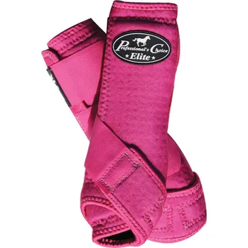 Ochrana nohy a ocasu Professional's Choice Kamaše westernové Elite Sports Professional's Choice, zadní, pár, raspberry M