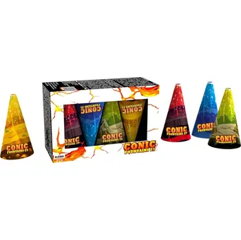 Zábavní pyrotechnika F2M Fontánový mix fontánový mix, balení obsahuje po 2ks F2DF,F2DD