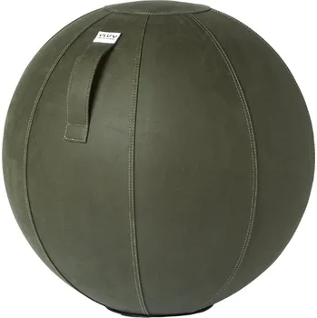 Sedací pytel Zelený koženkový sedací / gymnastický míč VLUV BOL VEGA Ø 65 cm