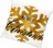 Springos Povlak na polštář 40 x 40 cm, Merry Christmas bílý/zlatý
