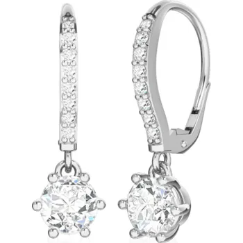 Náušnice Elegantní zlaté náušnice Sini se zirkony Materiál šperku: Bílé zlato