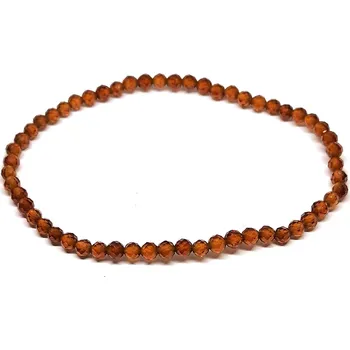 Náramek Granát spessartin, fasetovaný náramek 4mm