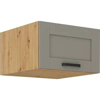 Kuchyňská skříňka Hluboká horní výklopná skříňka LUNNA SVĚTLE ŠEDÁ / ARTISAN 60 NAGU-36 1F
