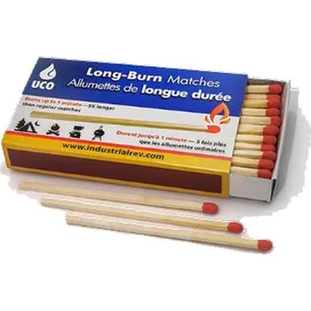 Podpalovač UCO gear UCO Long-Burn Matches - 50 ks zápalky dlouhohořící