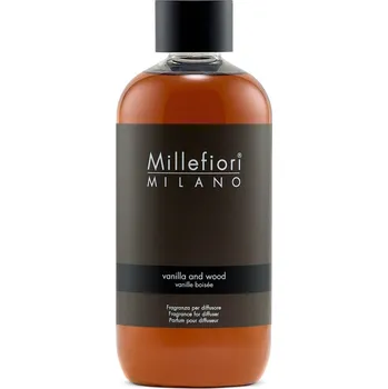 Vůně do bytu Millefiori Milano Millefiori Milano NATURAL – VANILLA & WOOD NÁPLŇ DO DIFUZÉRU 250 ml
