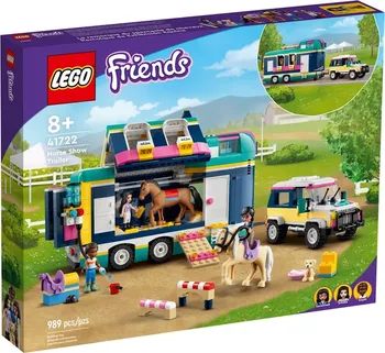 Stavebnice LEGO LEGO Friends 41722 Auto s přívěsem pro koně