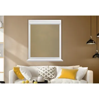 Roleta Rolux Vnitřní zastiňující látková roleta Color hit Olivově zelená (BERLIN 0843), 500 mm, 600 mm