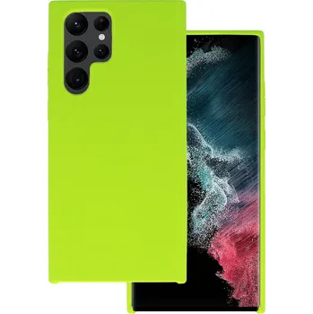 Vennus: Pouzdro Vennus Silicone Case Samsung Galaxy S22 Ultra, sv. zelená