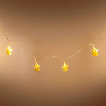 Vánoční dekorace GIRLANDA S ANDÍLKY Z AKRYLU 10 LED rxl 324