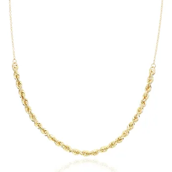 Náhrdelník Zlatnictví Helios Zlatý řetízek s točenou ozdobou