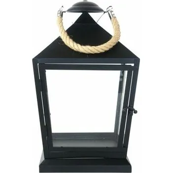 Lucerna s lanem, černá|Esschert Design