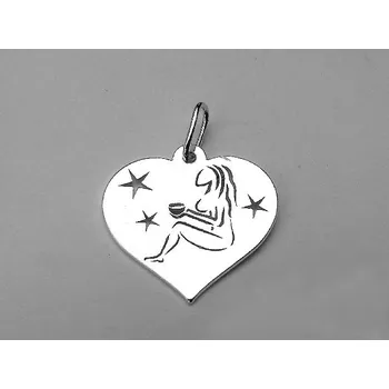 Přívěsek Stříbrný přívěsek měsíční znamení - panna - PA0112 (Stříbrný přívěsek znamení Panna)