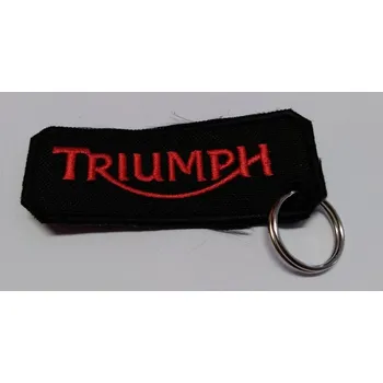 Přívěsek na klíče "klíčenka" Triumph, černo-červený