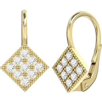 Náušnice Moderní náušnice Ramada, zlato se zirkony Materiál šperku: Žluté zlato