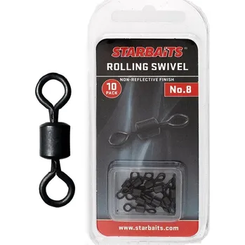 Starbaits Obratlík Starbaits- Rolling Swivel č.8 (10ks)