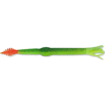 Umělá nástraha Quantum gumová nástraha červ Witty Worm-chartreuse hot tail-10 cm