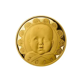 2023 - Dukát k narození dítěte - Miminko v peřince