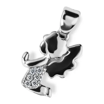 Přívěsek Přívěsek Miriam, zlato se zirkony Materiál šperku: Bílé zlato