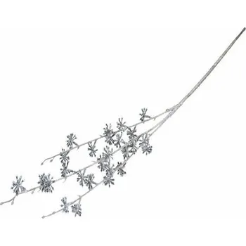 umělá květina Rostlina/květina umělá Eukalyptus, hnědá zasněžená, 42cm|Ego Dekor