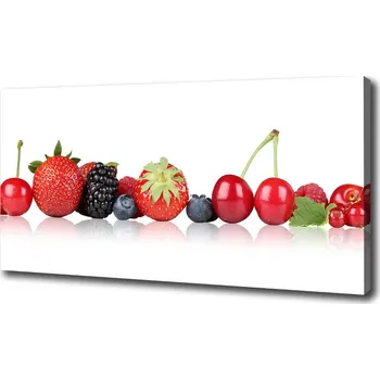 Obraz Moderní obraz canvas na rámu Ovoce v řadě