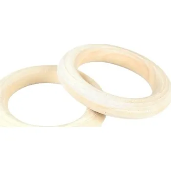 Dřevěný kroužek (2ks) Ø70 mm na lapač snů / k dekorování